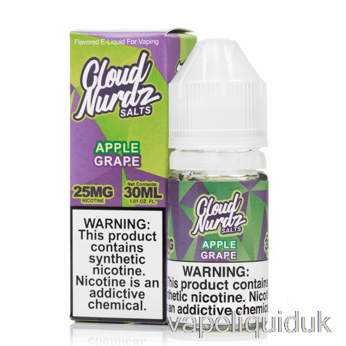 Apple Grape - Cloud Nurdz Salts - 30mL 50mg Vape Liquid